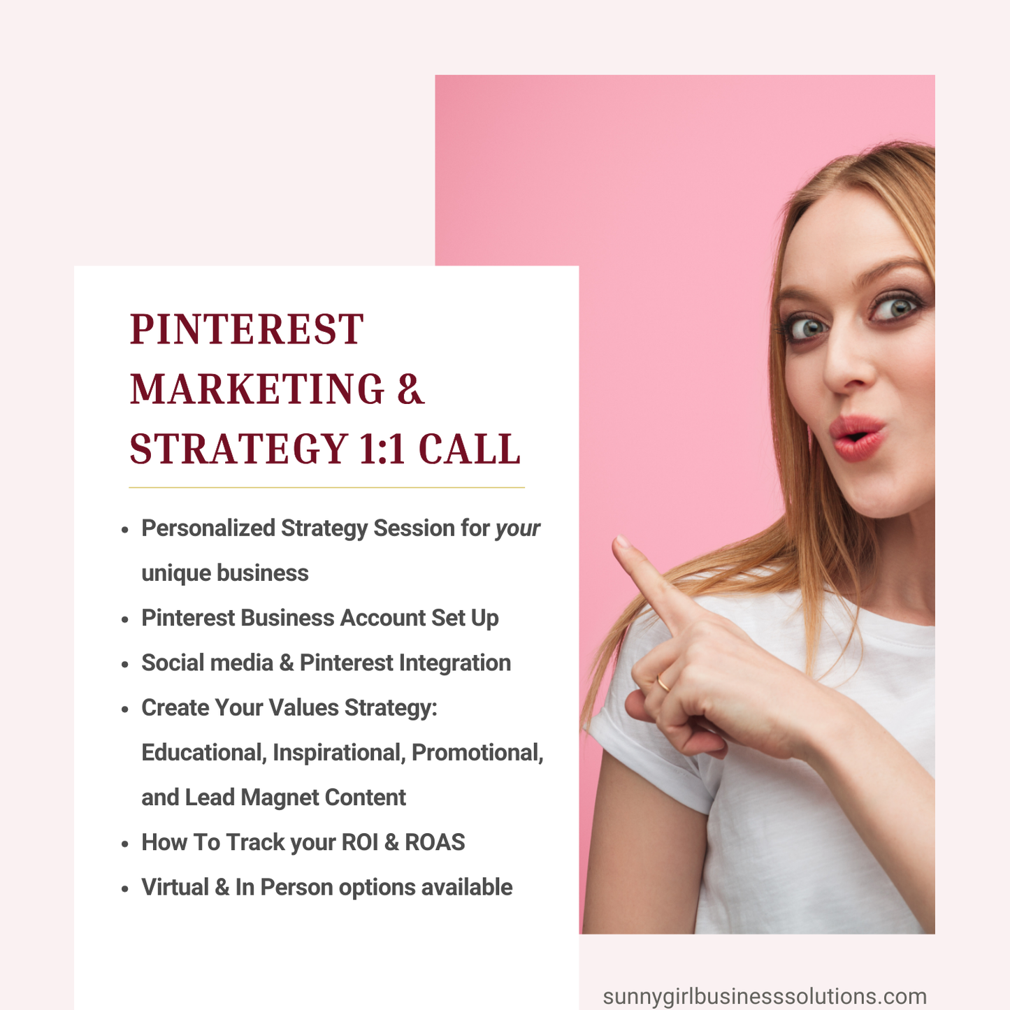 1:1 Pinterest Workshop