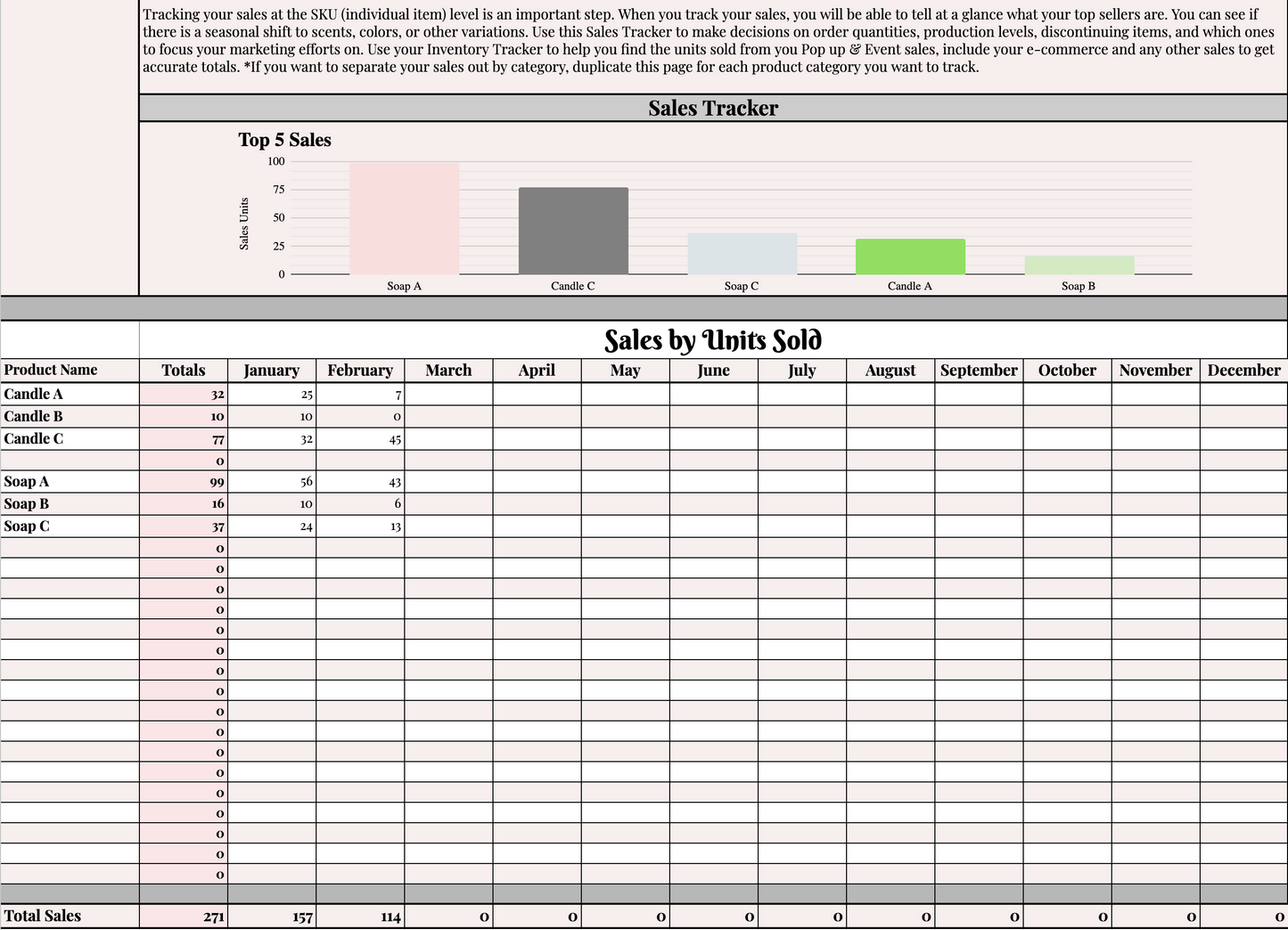 Blink Book Digital Organizer: Sales Tracker